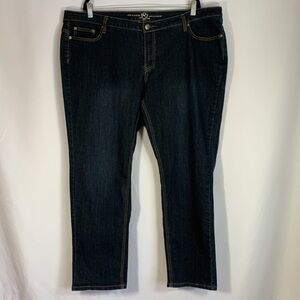 Love & Legend Dark Blue Straight Jeans